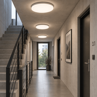 CLEOS, Wand- und Deckenleuchte, Ø 420 mm, 3800 lm - 3